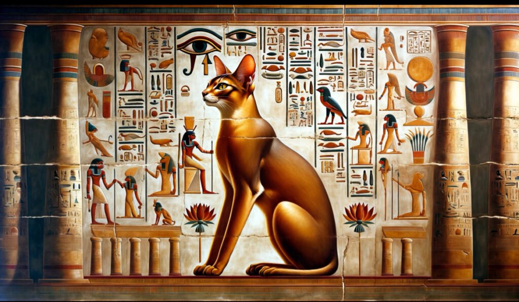 エジプトの壁画からアビシニアンの先祖のヒントがあるかも？